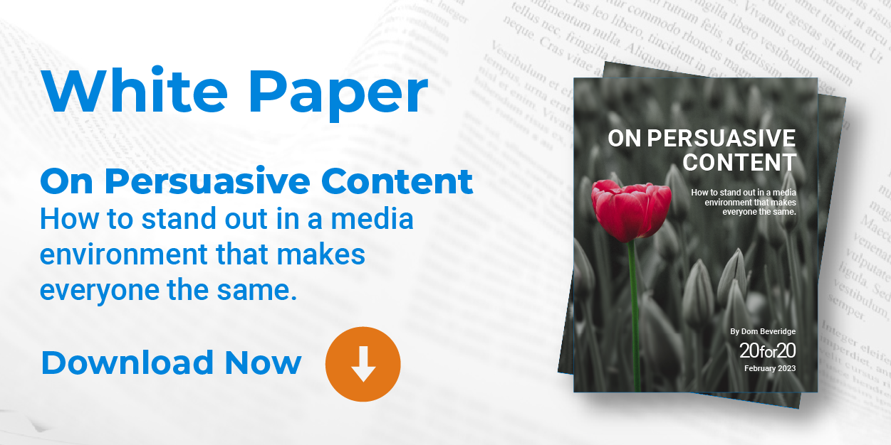 On Persuasive Content - A White Paper