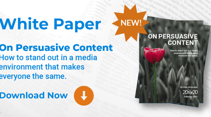 CTA for White Paper: On Persuasive Content